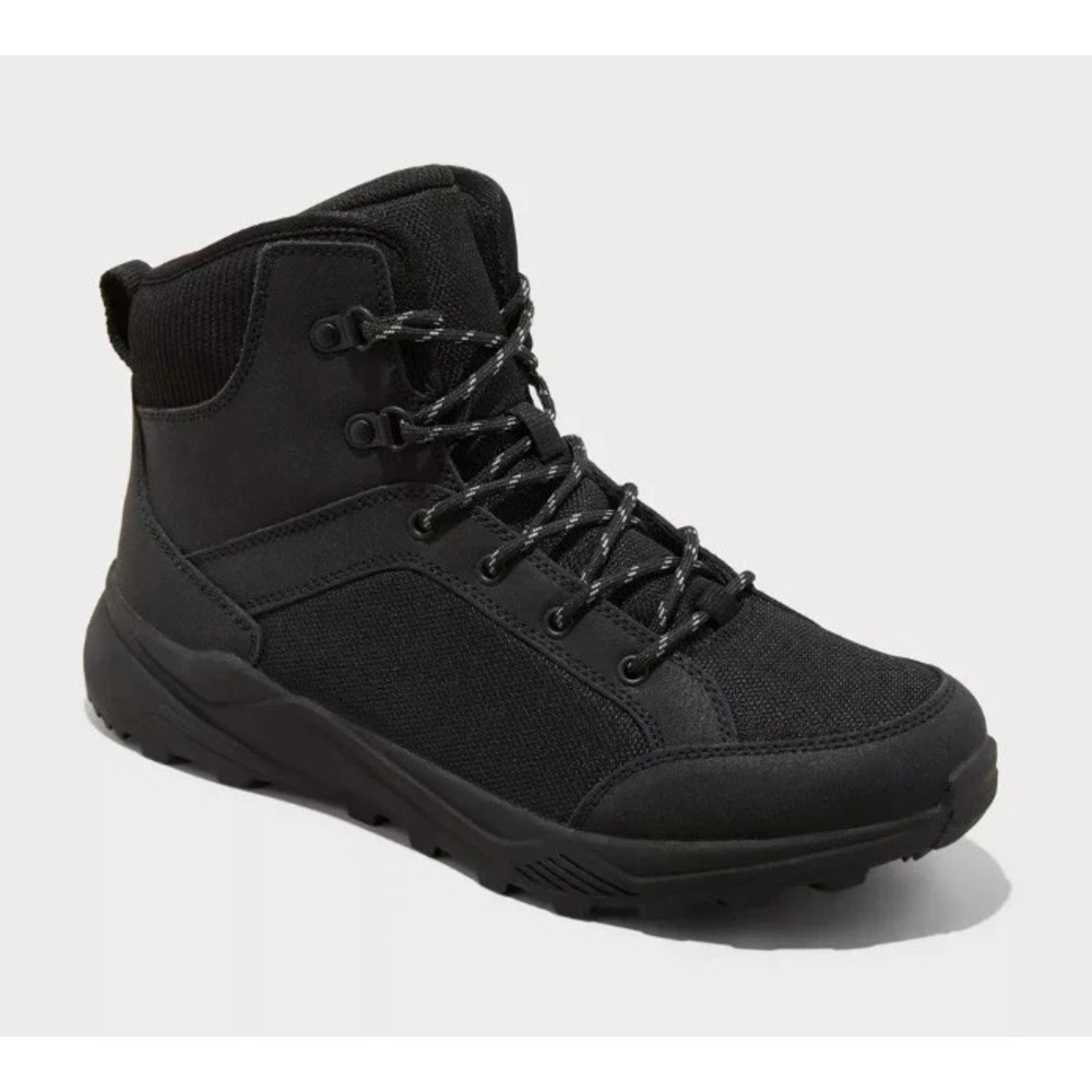 Men's Doran Winter Hiker Boots –All In Motion Black Size 9, New With Tags
